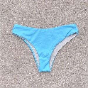NWOT Bahia Maria Low Rise Cheeky Sofia Light Blue Bikini Bottom Size Large